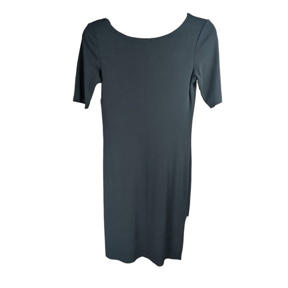 Gap T-Shirt Midi Dress Women's XS Slim Slit Hem Rayon/Polyester Blend - Picture 3 of 8